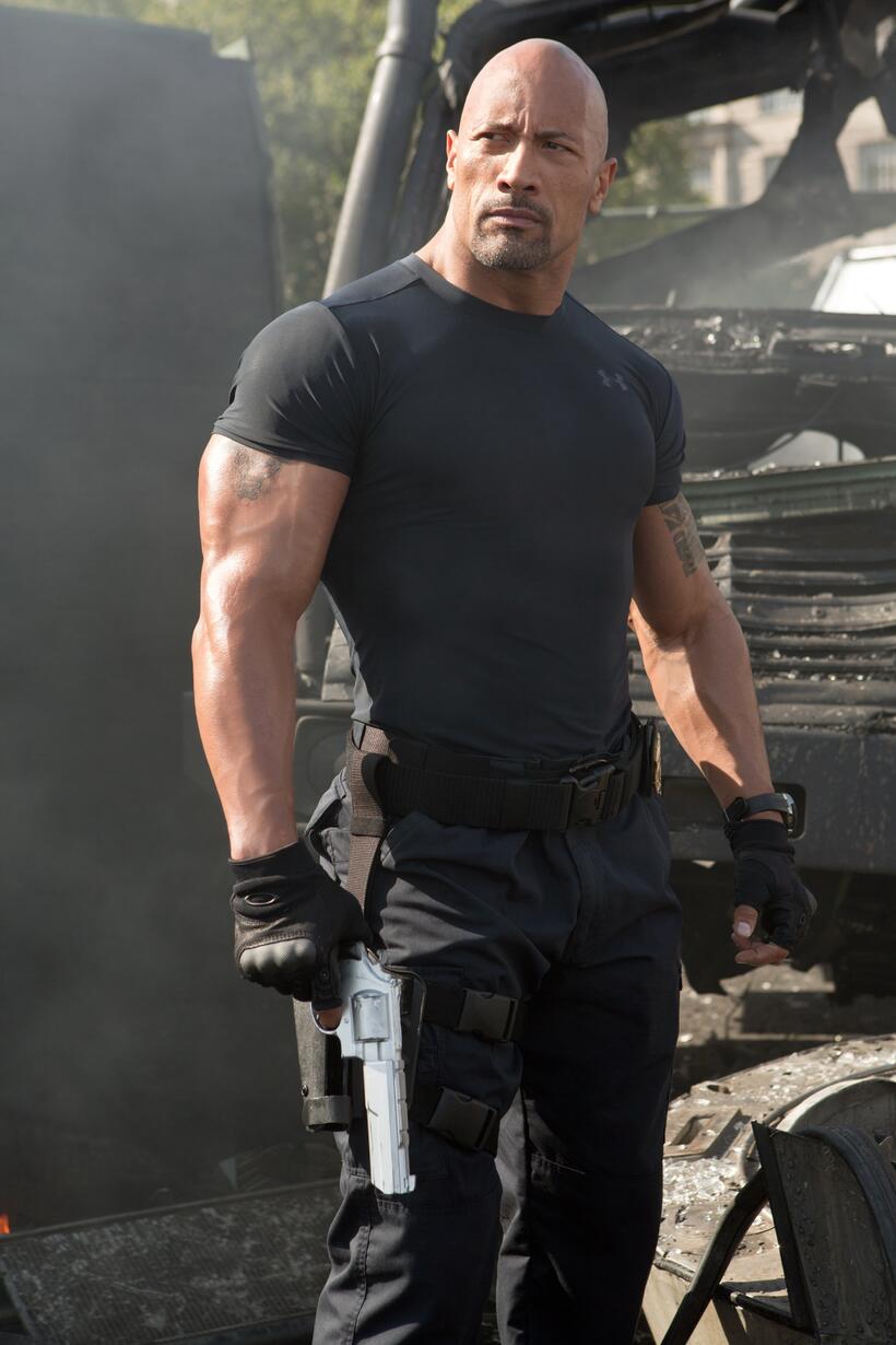 
	Dwayne Johnson in FAST FIVE (2011)
