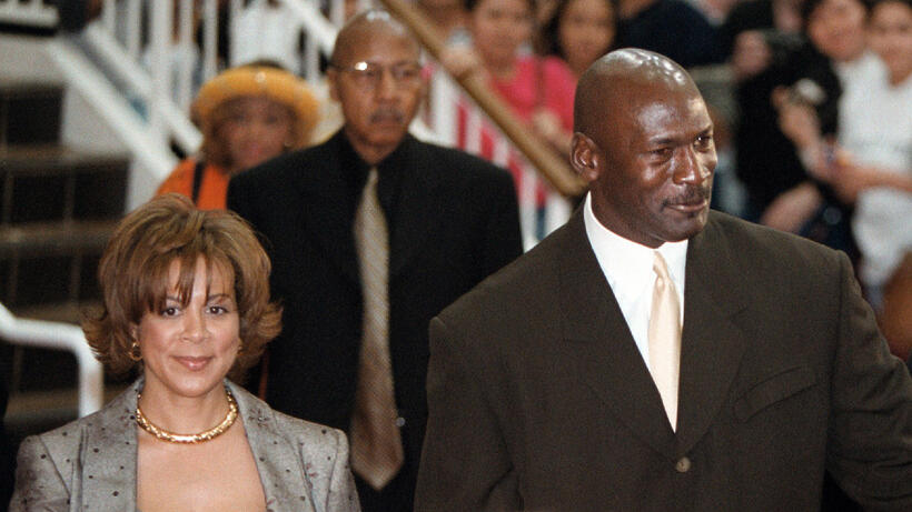 Michael Jordan & Juanita Vanoy