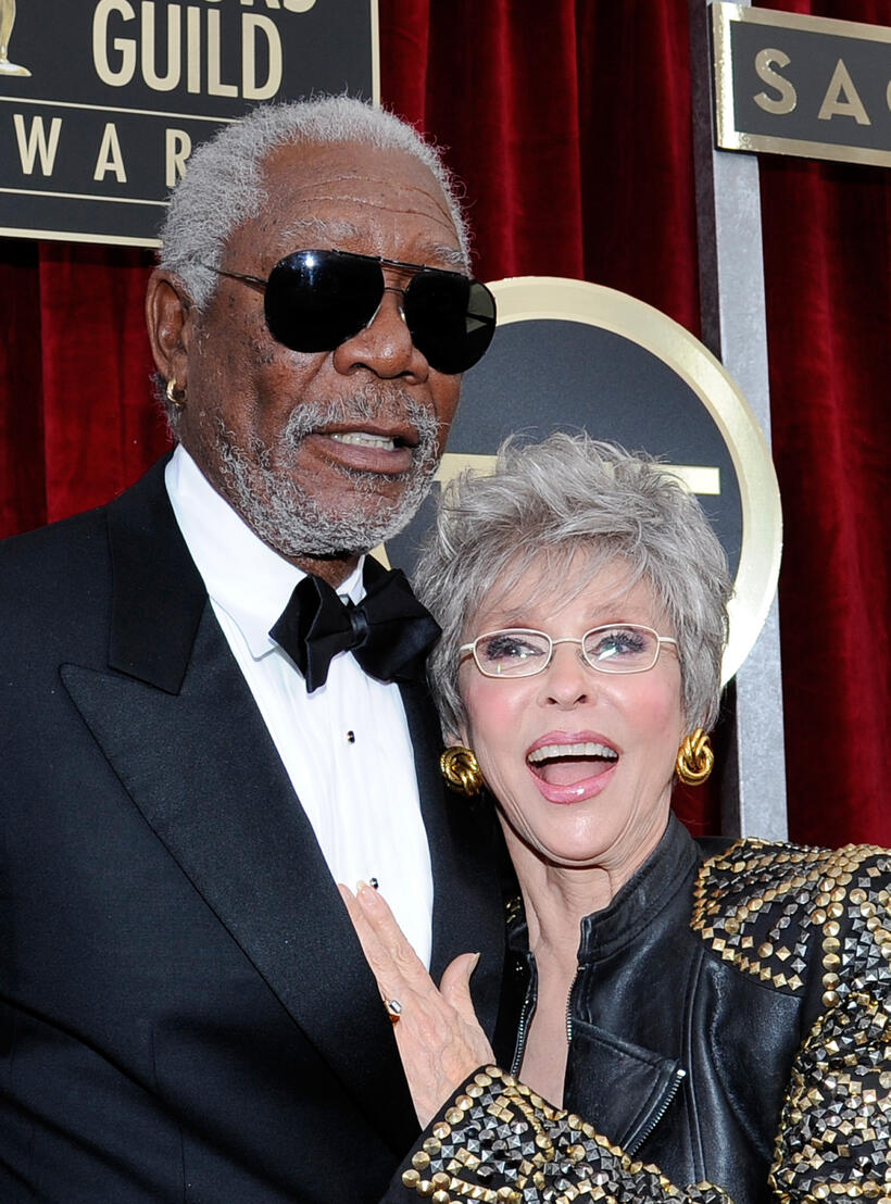 
	Morgan Freeman and Rita Moreno

