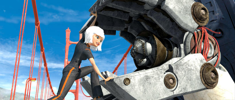 
	Ginormica vs. Robot Probe in &lsquo;Monsters vs. Aliens&rsquo;
