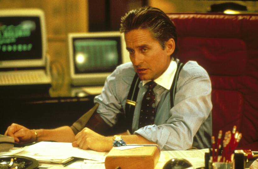 
	Michael Douglas in Wall Street
