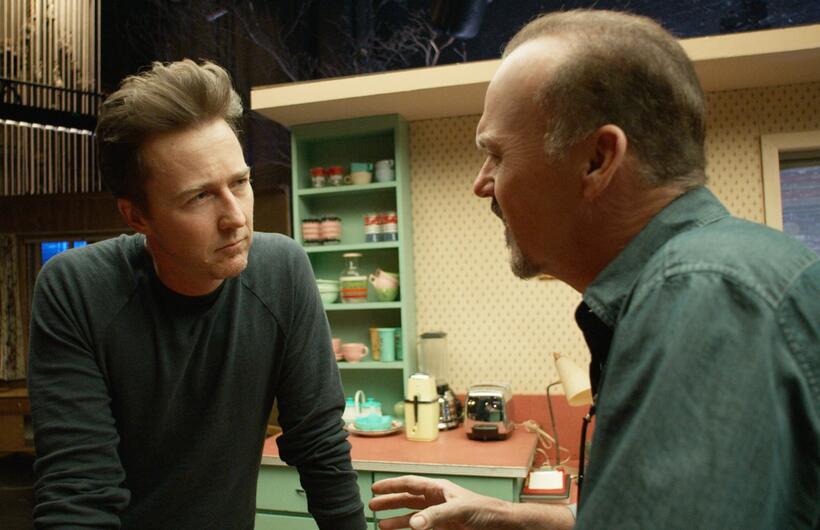 
	Edward Norton and Michael Keaton in &lsquo;Birdman&rsquo;
