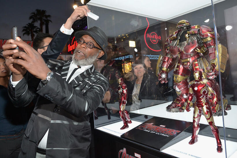 
	Samuel L. Jackson at Avengers: Age of Ultron World Premiere
