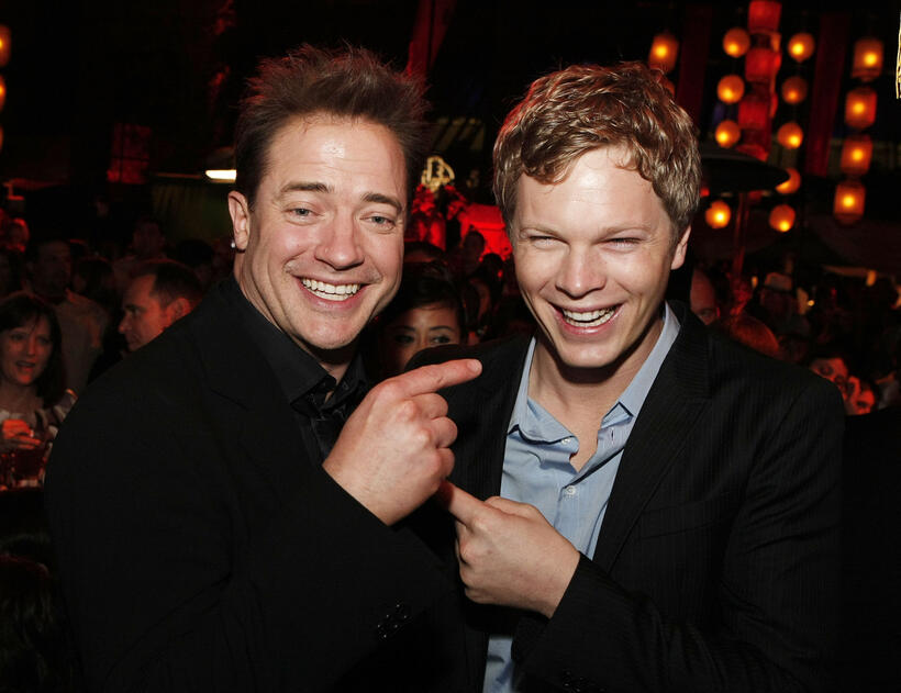 Brendan Fraser and Luke Ford 