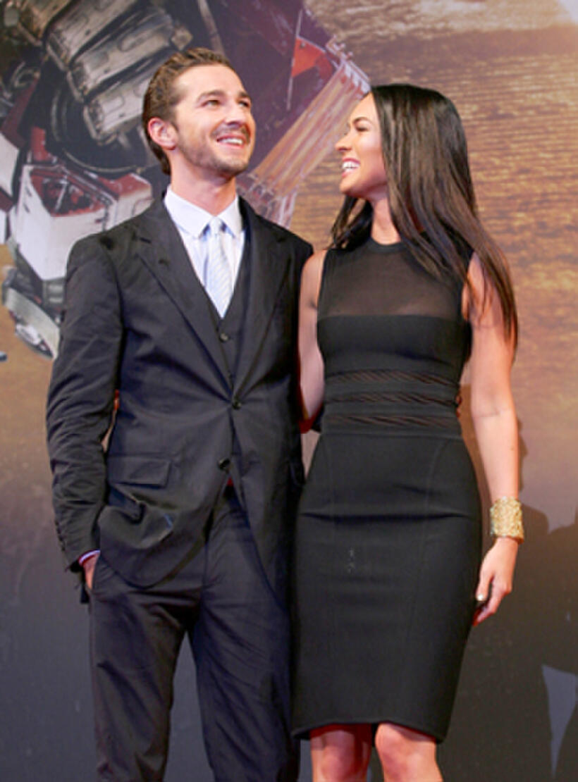 Shia LaBeouf and Megan Fox
