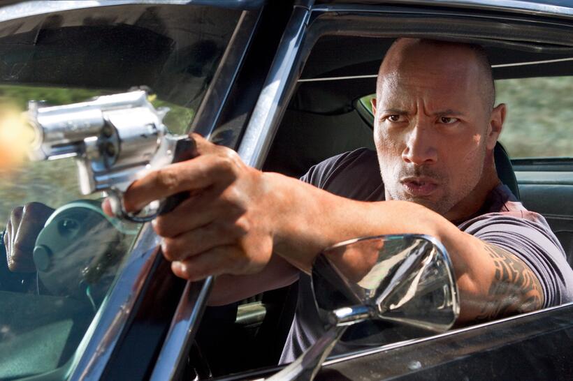 
	Dwayne Johnson in FASTER
