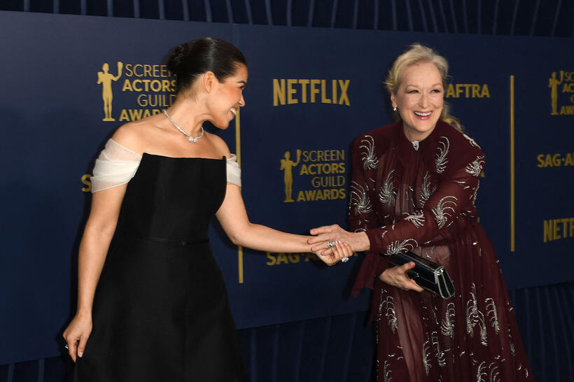 
	America Ferrera and Meryl Streep
