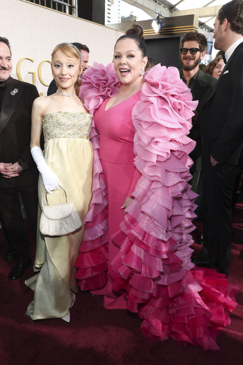 
	Ariana Grande and Melissa McCarthy
