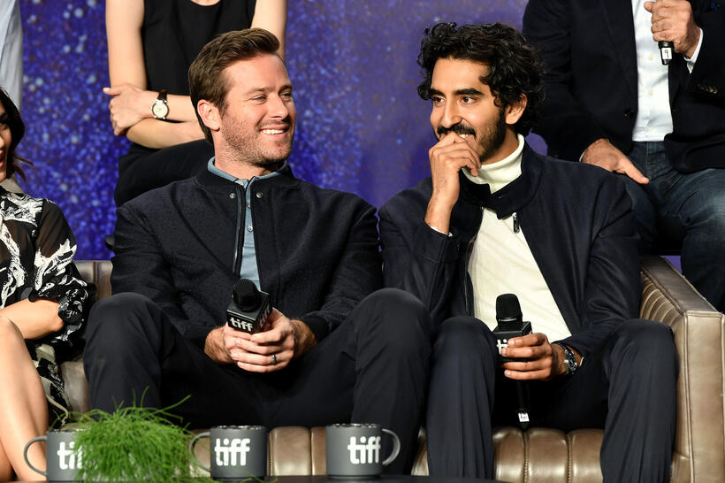 
	Armie Hammer and Dev Patel
