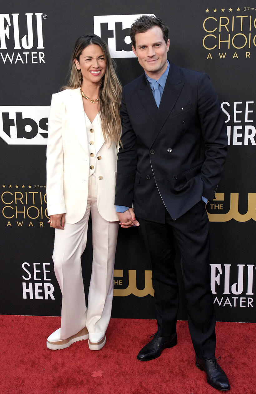 
	Amelia Warner and Jamie Dornan
