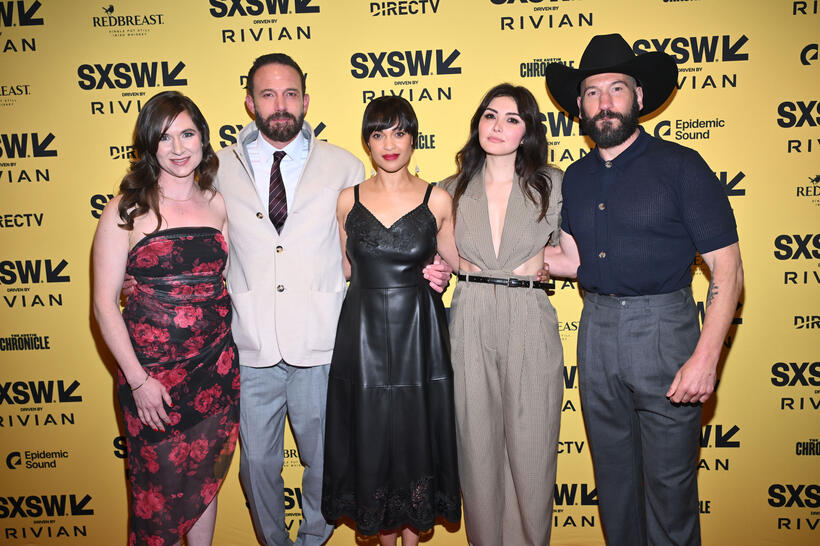 
	Allison Robertson, Ben Affleck, Cynthia Addai-Robinson, Daniella Pineda and Jon Bernthal
