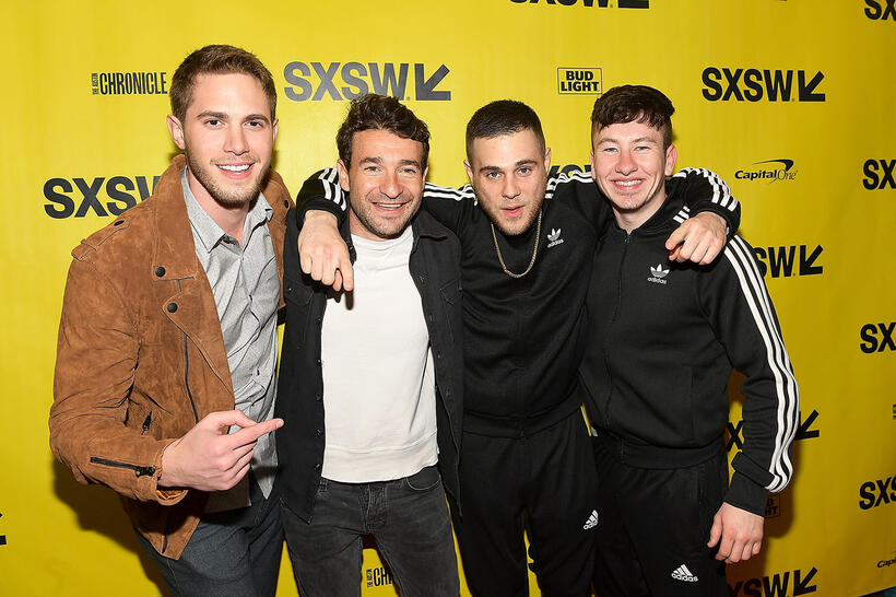 
	Blake Jenner, Bart Layton, Jared Abrahmson and Barry Keoghan
