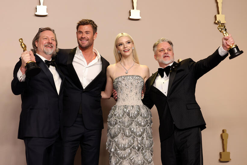 
	Dave Mullins, Chis Hemsworth, Anya Taylor-Joy and Brad Booker
