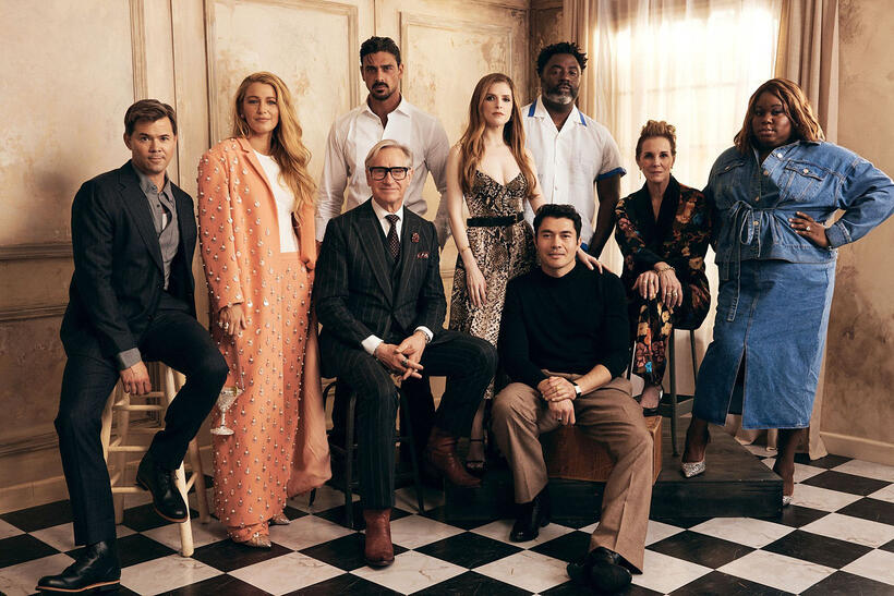 
	Andrew Rannells, Blake Lively, MIchele Marrone, Paul Feig, Anna Kendrick, Henry Golding, Bashir Salahuddin, Elizabeth Perkins and Alex Newell
