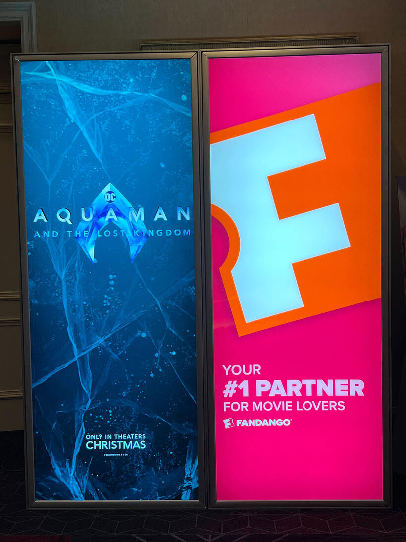 
	Aquaman and the Lost Kingdom display
