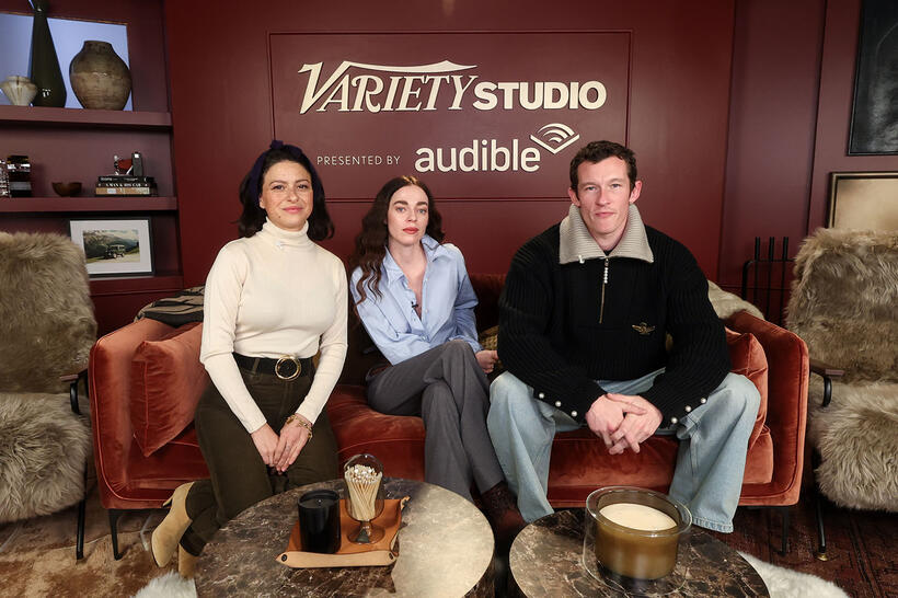 
	Alia Shawkat, Hailey Gates and Callum Turner
