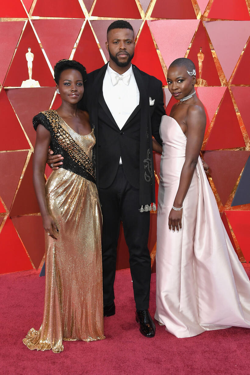 
	Lupita Nyong'o, Winston Duke and Danai Gurira
