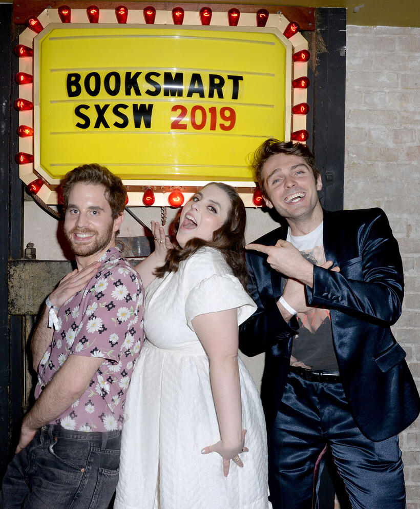 
	Ben Platt, Beanie Feldstein and Max Sheldon
