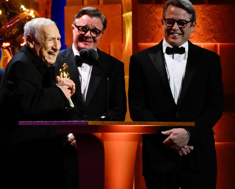 
	Mel Brooks, Nathan Lane and Matthew Broderick
