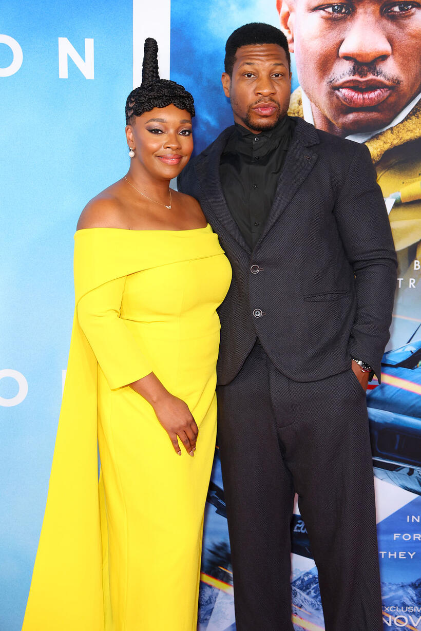 
	Christina Jackson and Jonathan Majors
