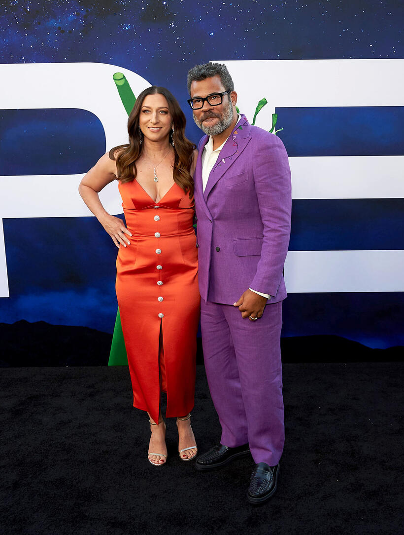 
	Chelsea Peretti and Jordan Peele
