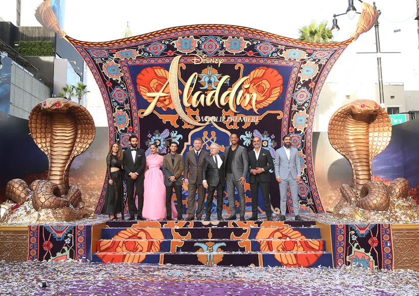 
	'Aladdin' cast and crew
