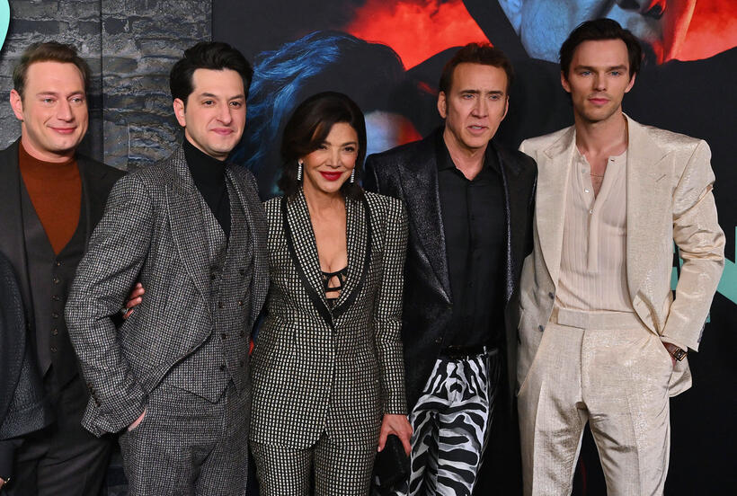 
	Brandon Scott Jones,&nbsp;Ben Schwartz, Shohreh Aghdashloo, Nicholas Hoult and Nicolas Cage
