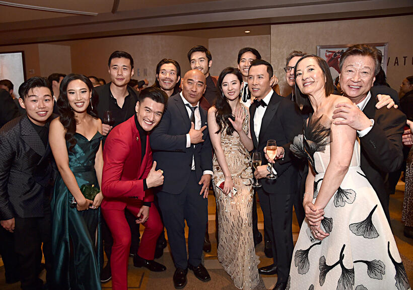 
	The cast of 'Mulan'

