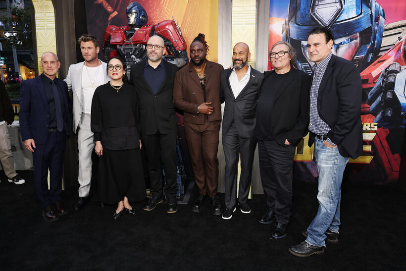 
	Brian Robbins, Chris Hemsworth, Ramsey Naito, Josh Cooley, Brian Tyree Henry, Keegan-Michael Key, Lorenzo di Bonaventura and Mark Vahradian
