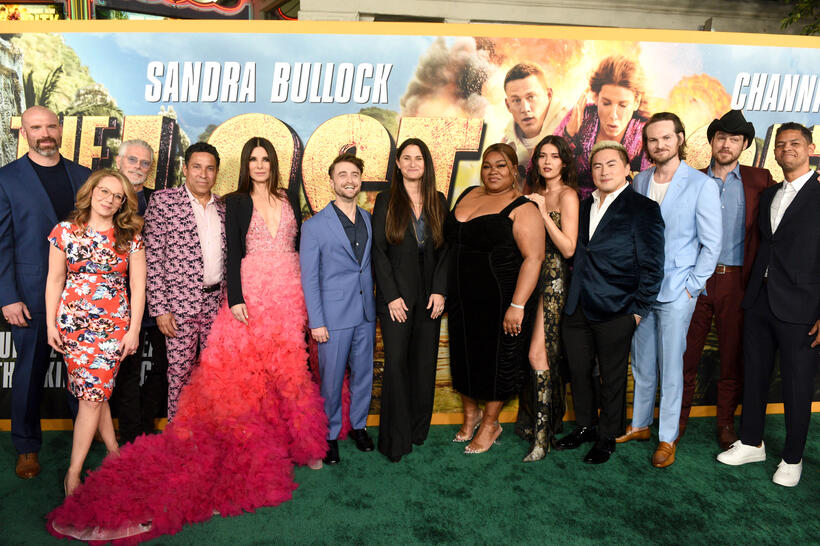 
	Thomas Forbes-Johnson, writer Dana Cox, Stephen Lang, Oscar Nunez, Sandra Bullock, Daniel Radcliffe, producer Liza Chasin, Da'Vine Joy Randolph, Patti Harrison, Bowen Chang, Adam Nee, Aaron Nee and Hector Anibal&nbsp;
