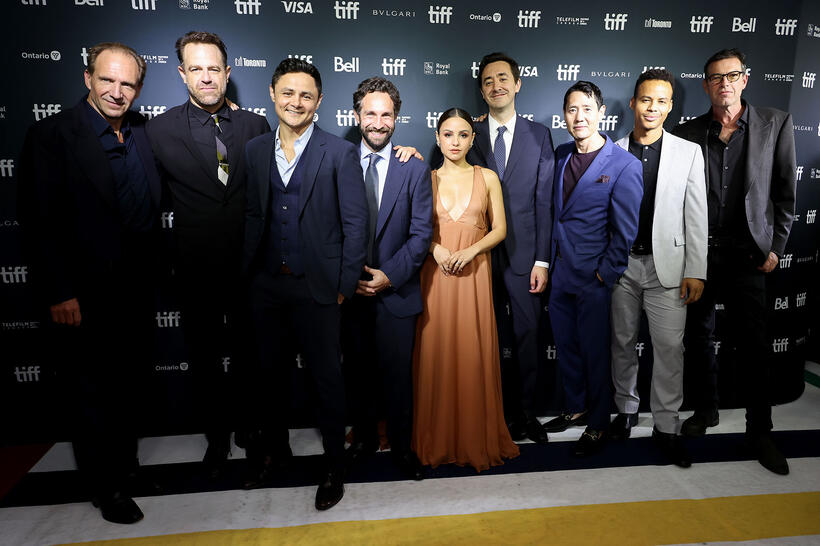 
	Ralph Fiennes, Paul Adelstein, Arturo Castro, Seth Reiss, Aimee Carrero, Will Tracy, Rob Yang, Mark St. Cyr and Mark Mylod
