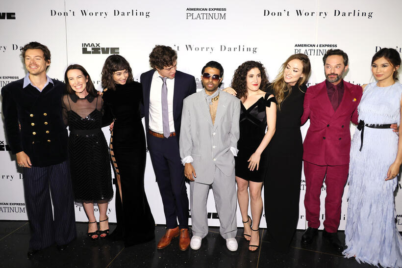 
	Harry Styles, Katie Silberman, Sydney Chandler, Douglas Smith, Asif Ali, Kate Berlant, Olivia Wilde, Nick Kroll and Gemma Chan
