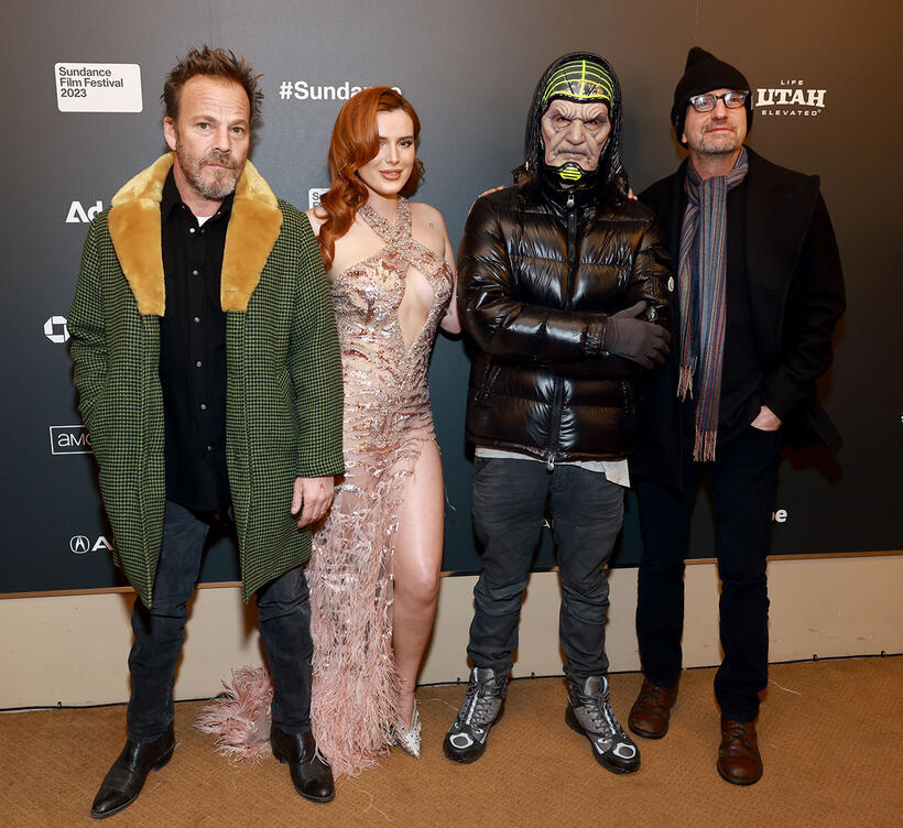 
	Stephen Dorff, Bella Thorne, Eddie Alcazar and Steven Soderbergh&nbsp;
