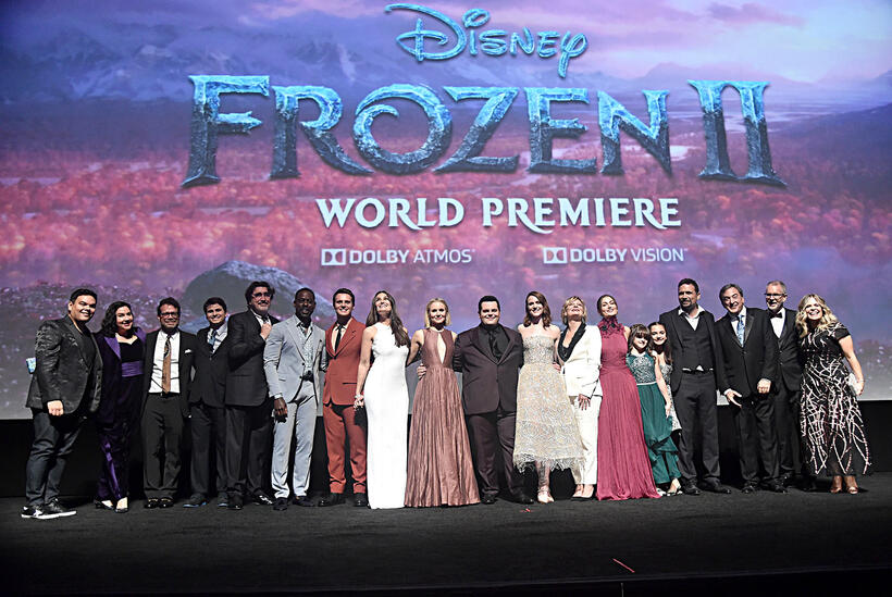 
	Cast and crew of 'Frozen 2'
