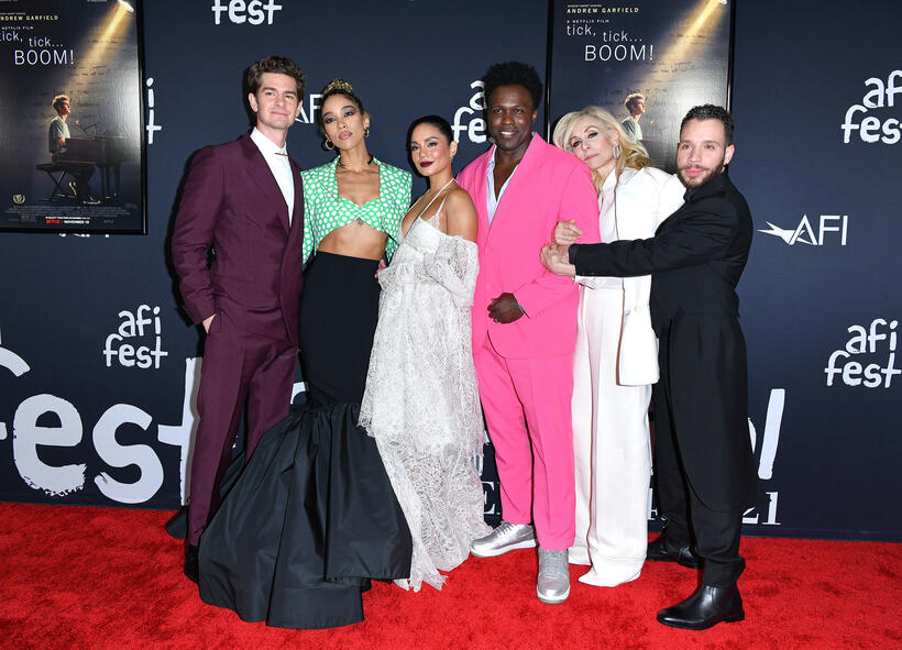 
	Andrew Garfield, Alexandra Shipp, Vanessa Hudgens, Joshua Henry, Judith Light and Robin de Jesus&nbsp;
