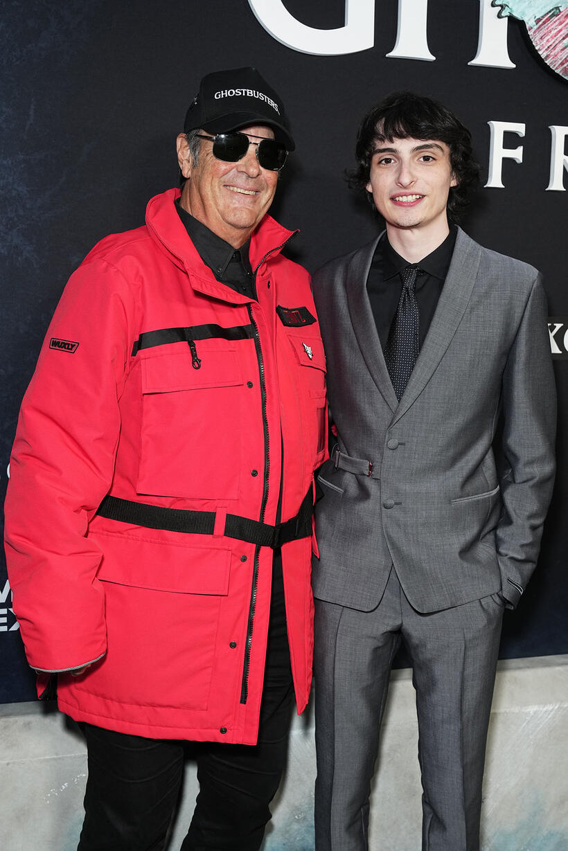 
	Dan Aykroyd and Finn Wolfhard
