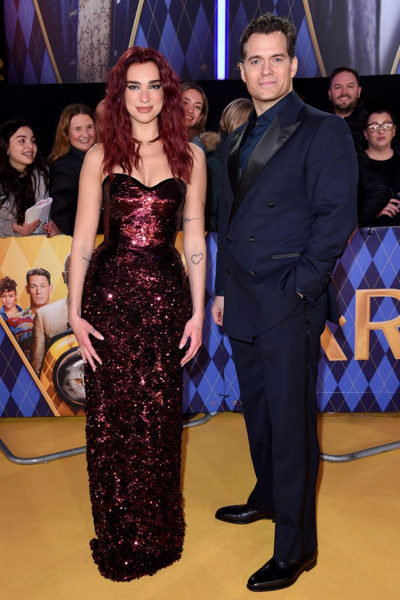 
	Dua Lipa and Henry Cavill
