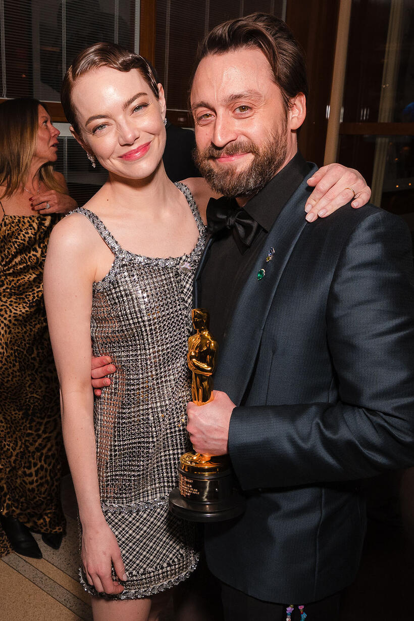 
	Emma Stone and Kieran Culkin
