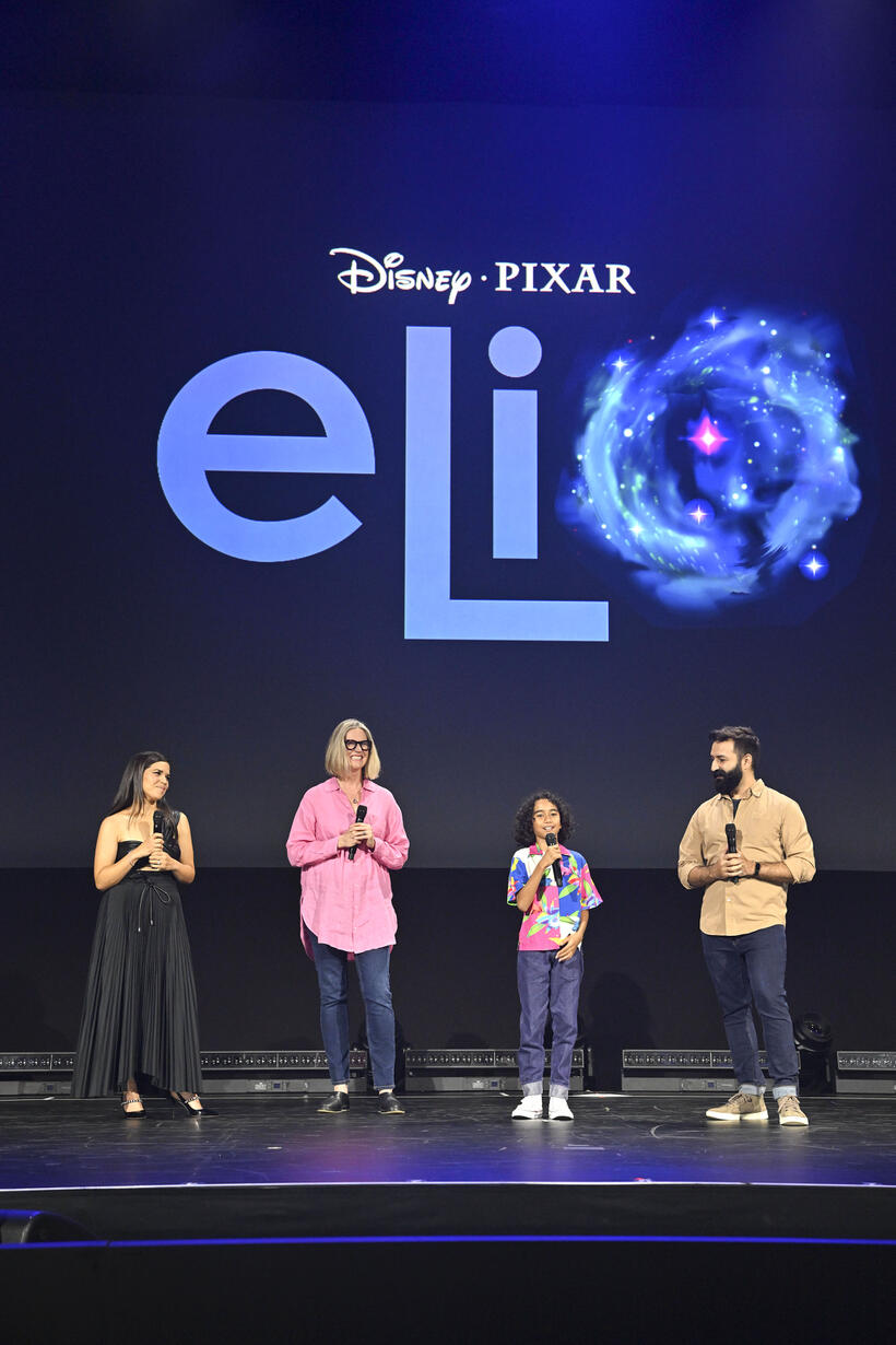 
	America Ferrera, Mary Alice Drumm, Yonas Kibreab and Adrian Molina
