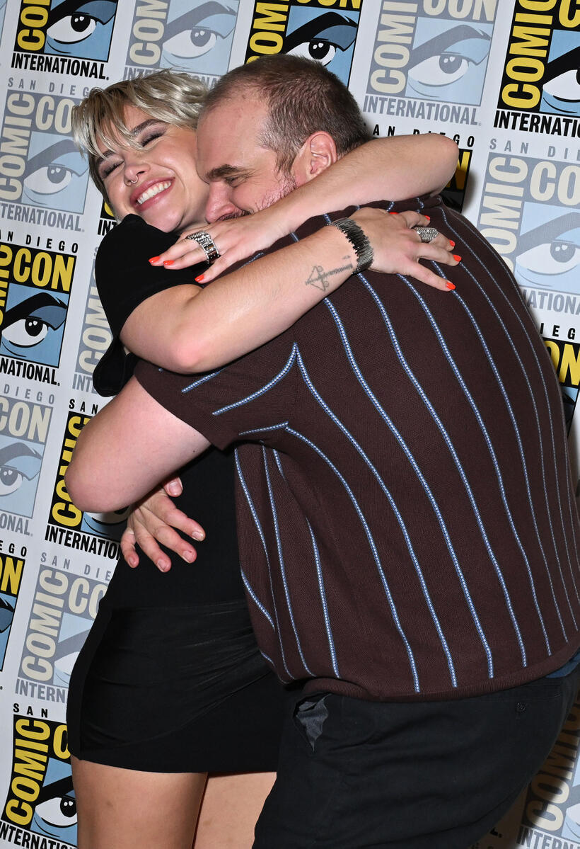 
	Florence Pugh and David Harbour
