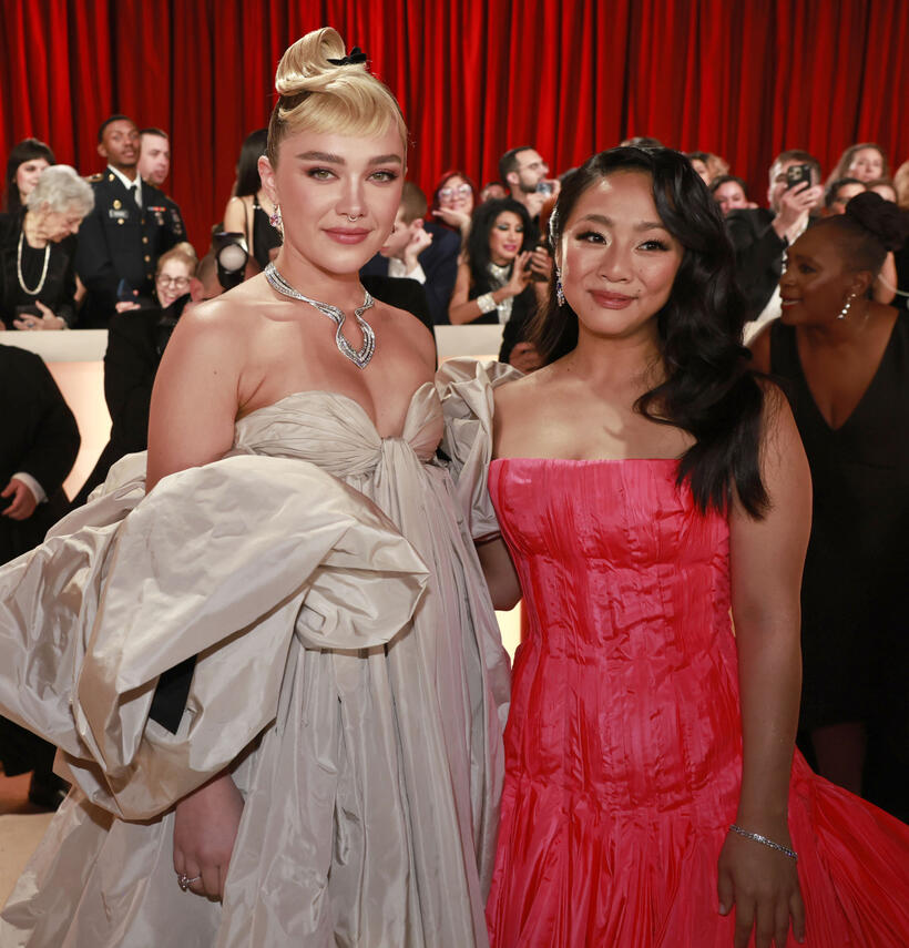
	Florence Pugh and Stephanie Hsu
