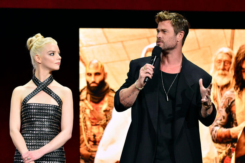 
	Anya Taylor-Joy and Chris Hemsworth
