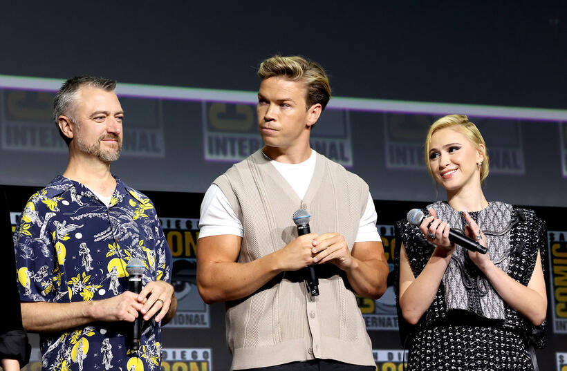 
	Sean Gunn, Will Poulter and Maria Bakalova
