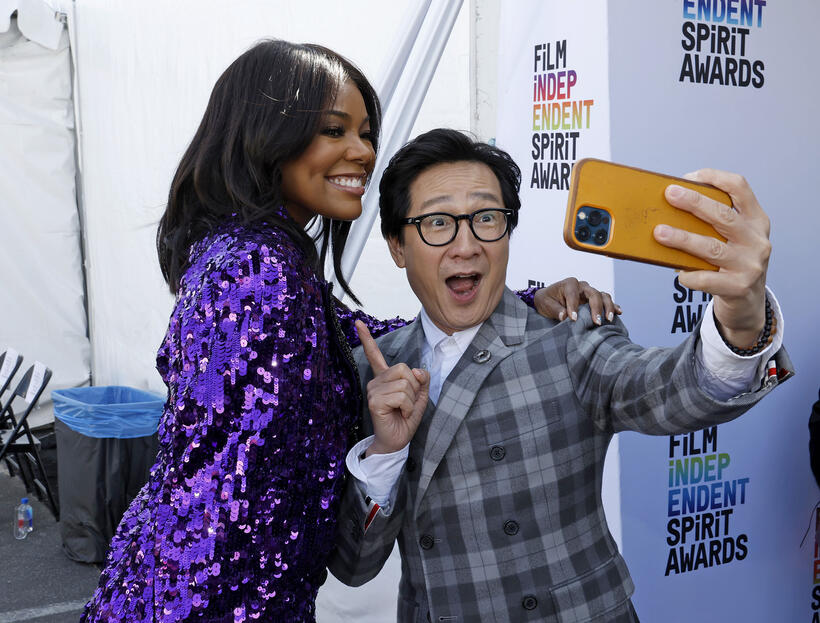 
	Gabrielle Union and Ke Huy Quan
