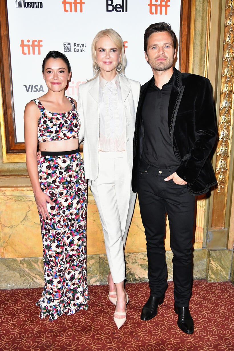 
	Tatiana Maslany, Nicole Kidman and Sebastian Stan
