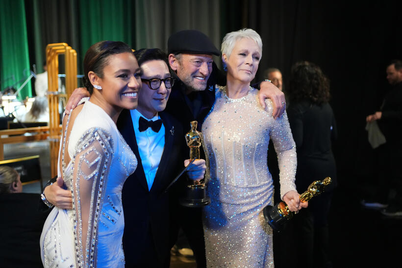 
	Ariana DeBose, Ke Huy Quan, Troy Kotsur and Jamie Lee Curtis
