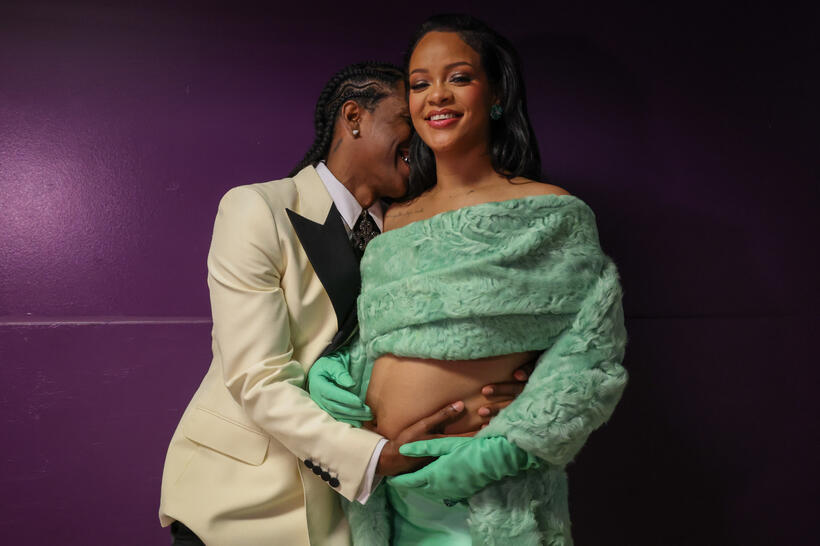 
	A$AP Rocky and Rihanna
