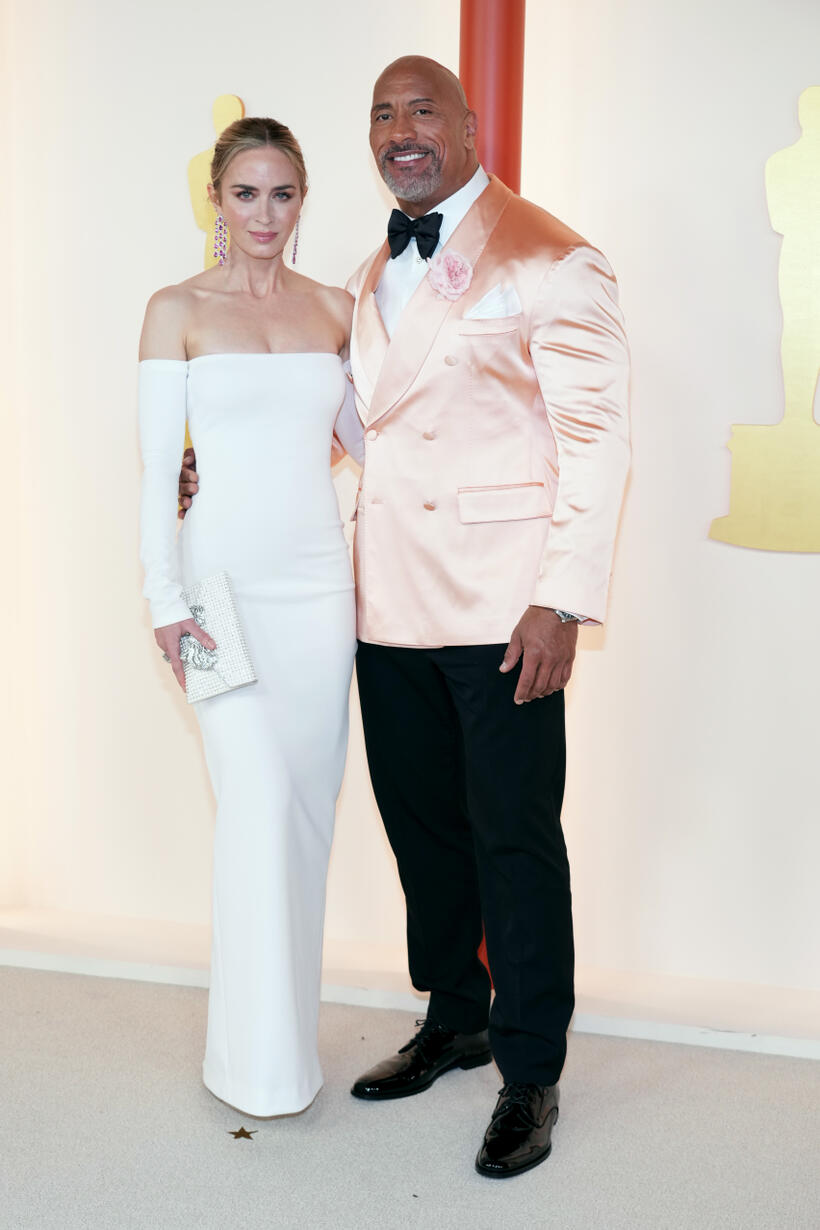 
	Emily Blunt and Dwayne Johnson
