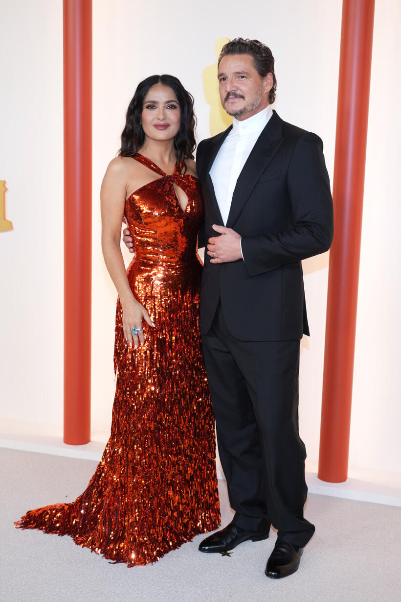 
	Salma Hayek and Pedro Pascal
