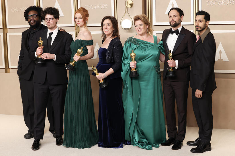
	Questlove, Daniel Roher, Odessa Rae, Diane Becker, Melanie Miller, Shane Boris and Riz Ahmed
